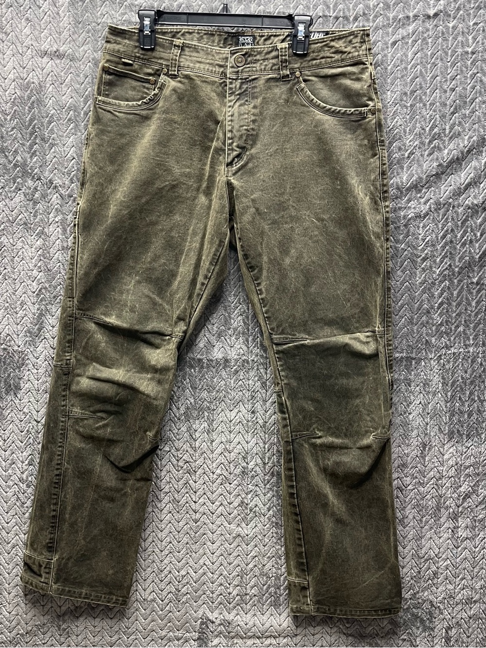 Kuhl Rydr Lean Vintage Patina Dye Pants Men 36 X 32 Five Pocket Cotton Blnd Logo